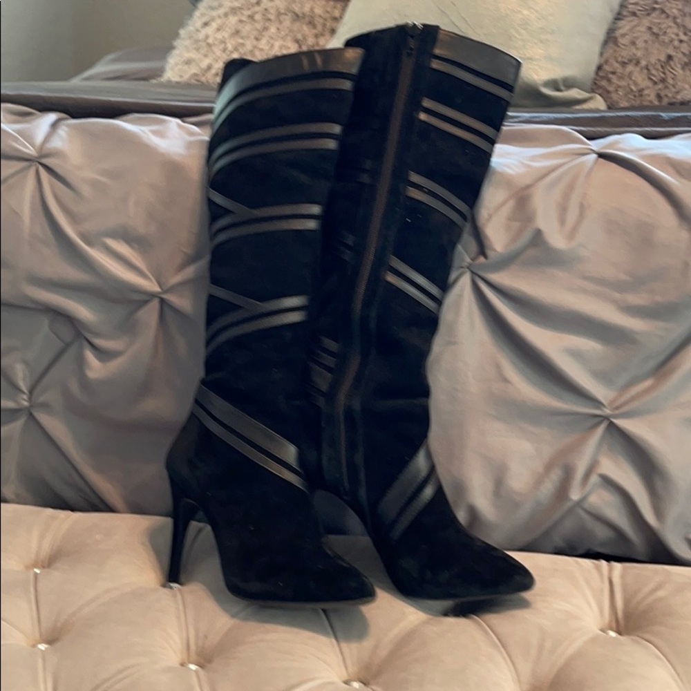 GIANNI BINI tall black boots
